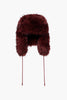 CHER fluffy aviator hat
