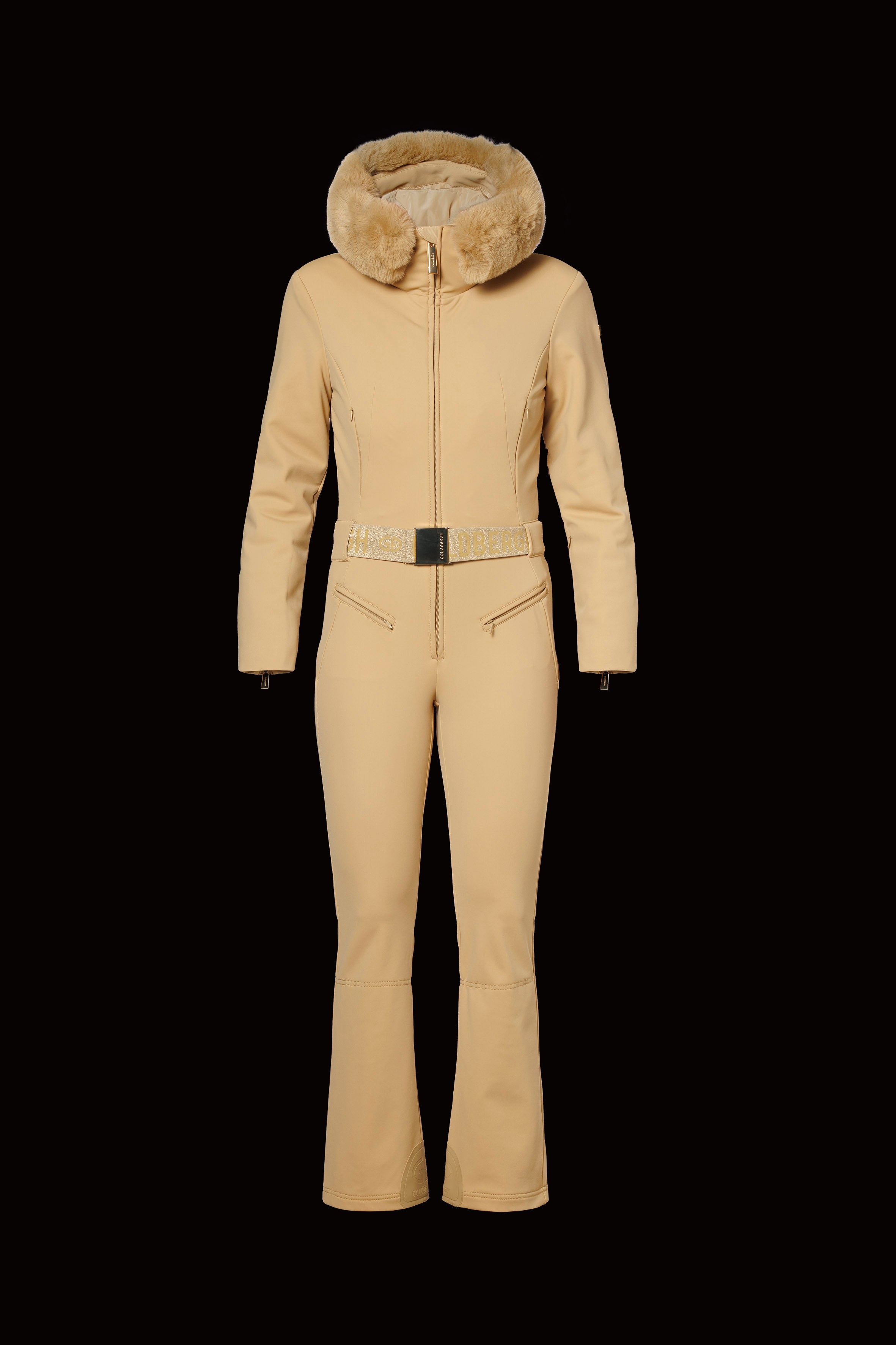 FRINGE ski suit faux border