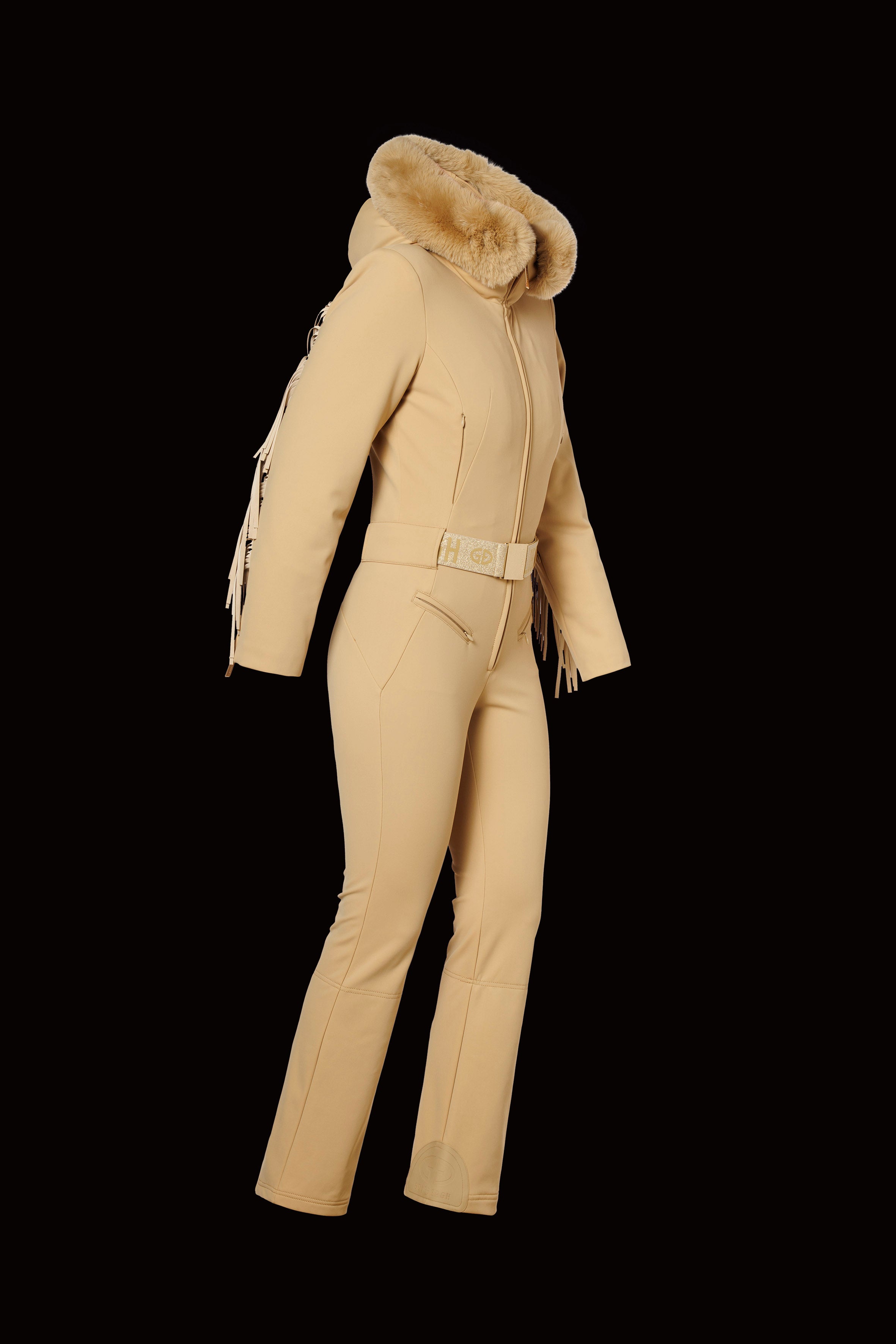 FRINGE ski suit faux border