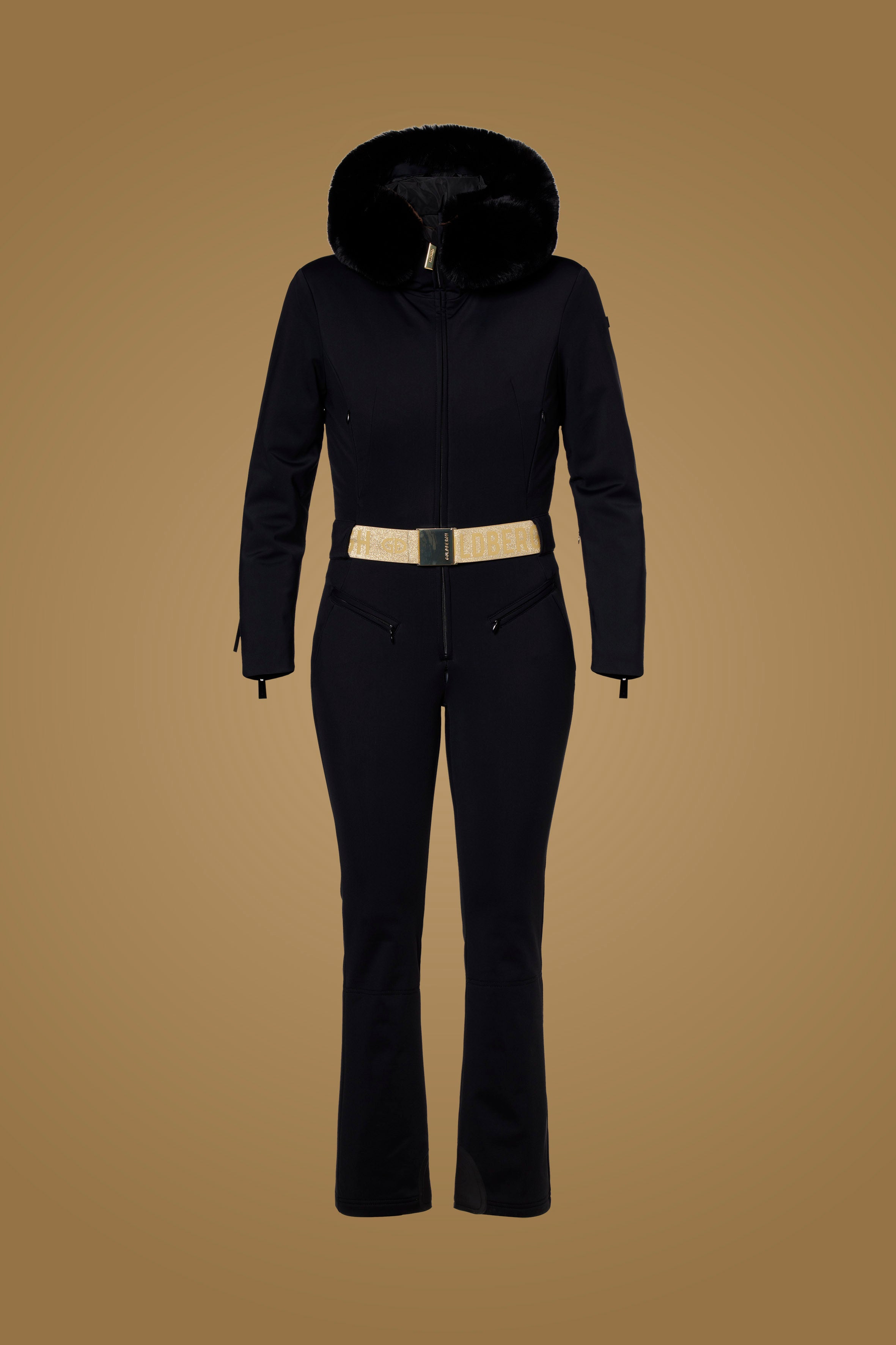 FRINGE ski suit faux border