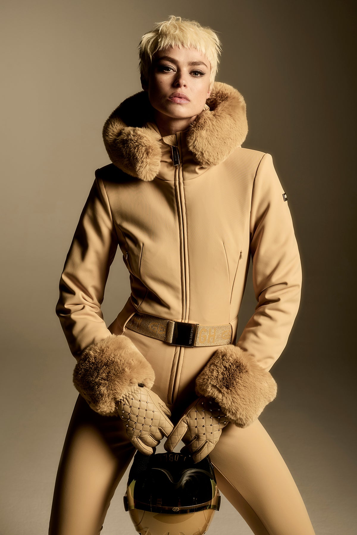 VITA SKI SUIT FAUX BORDER