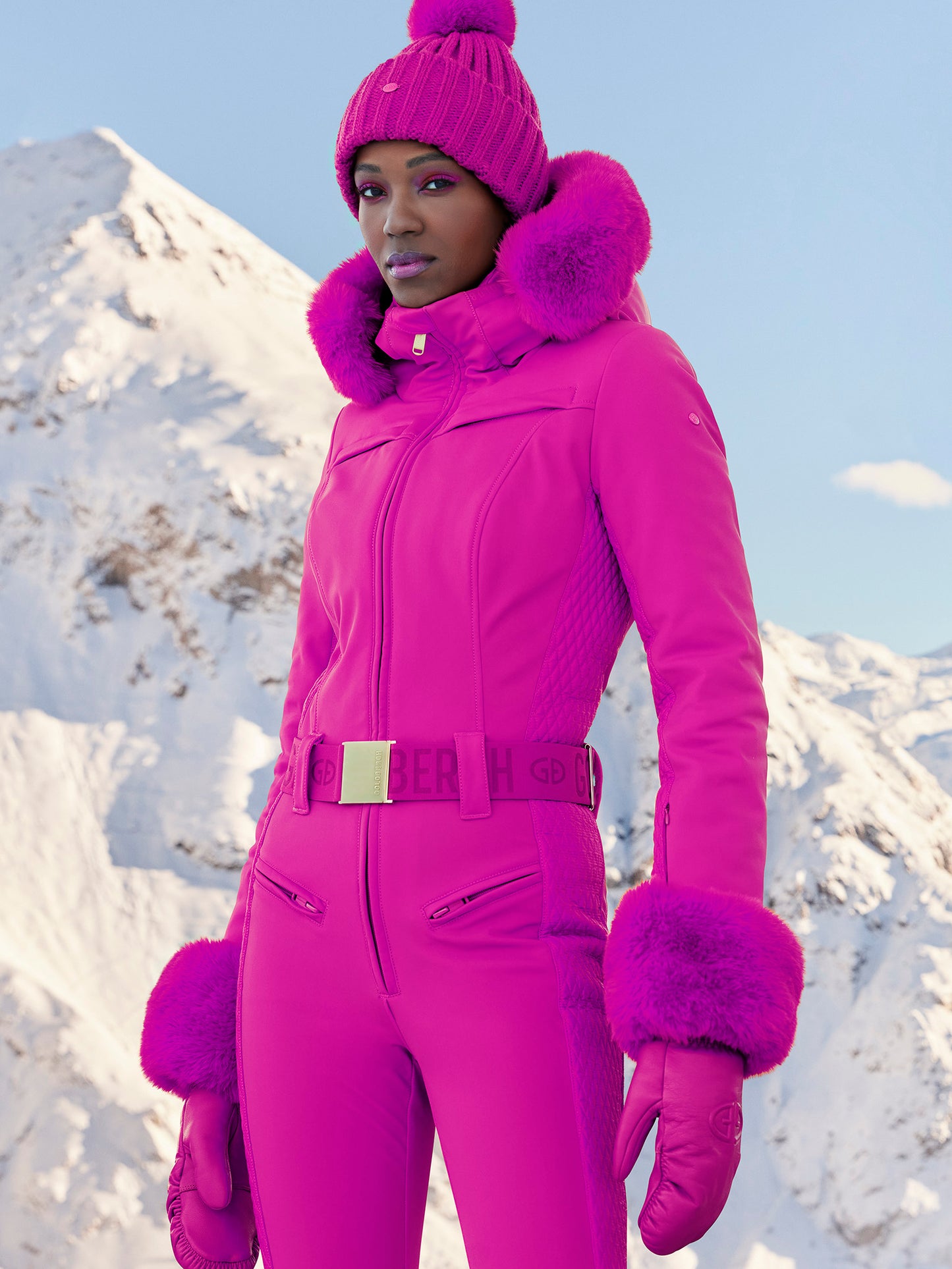 ANGELE FAUX BORDER ski suit