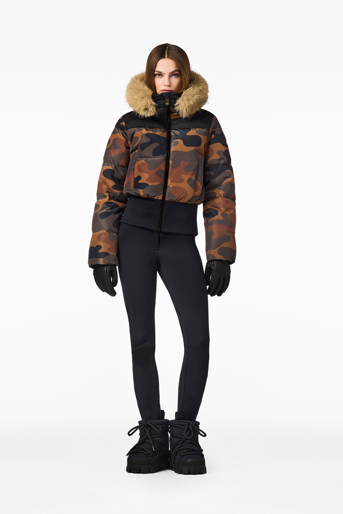 KIRI ski jacket FAUX BORDER
