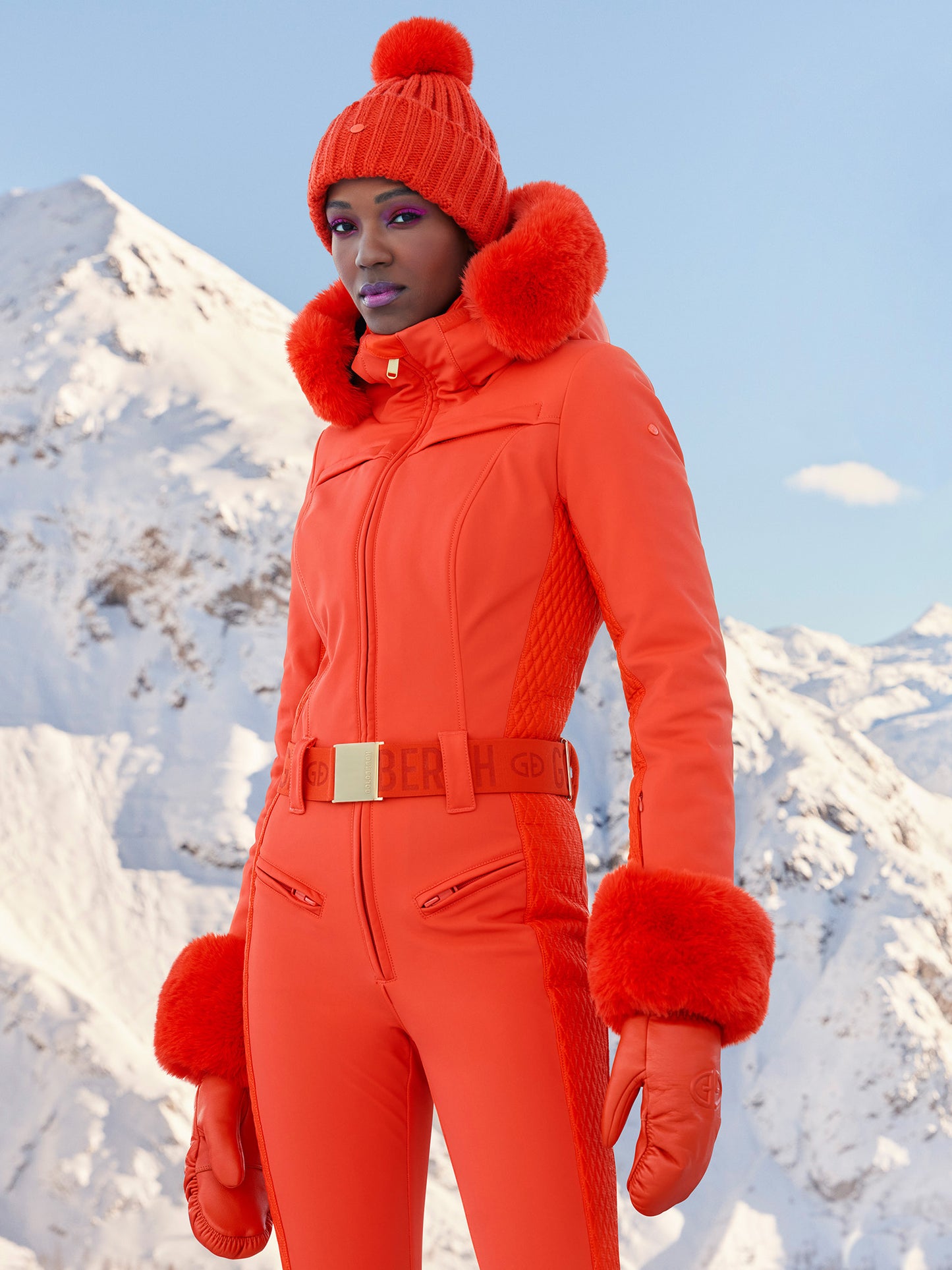 ANGELE FAUX BORDER ski suit