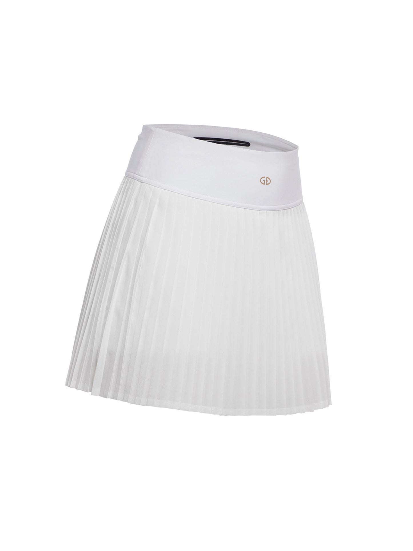 PLISSÉ skirt white