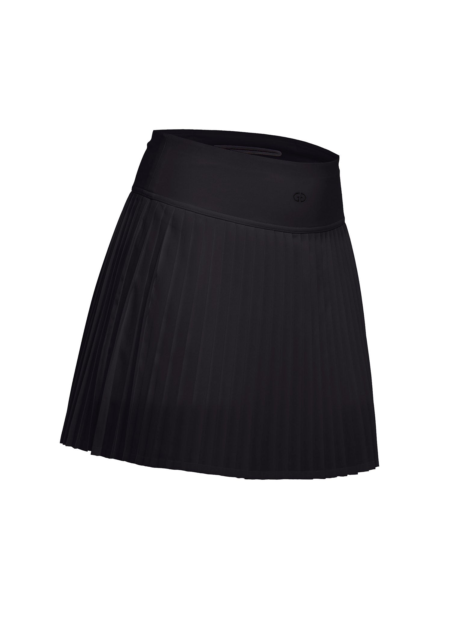 Zwarte discount plisse rok