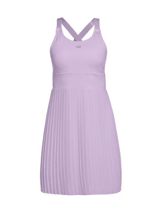 CHEER dress with inner short lilac