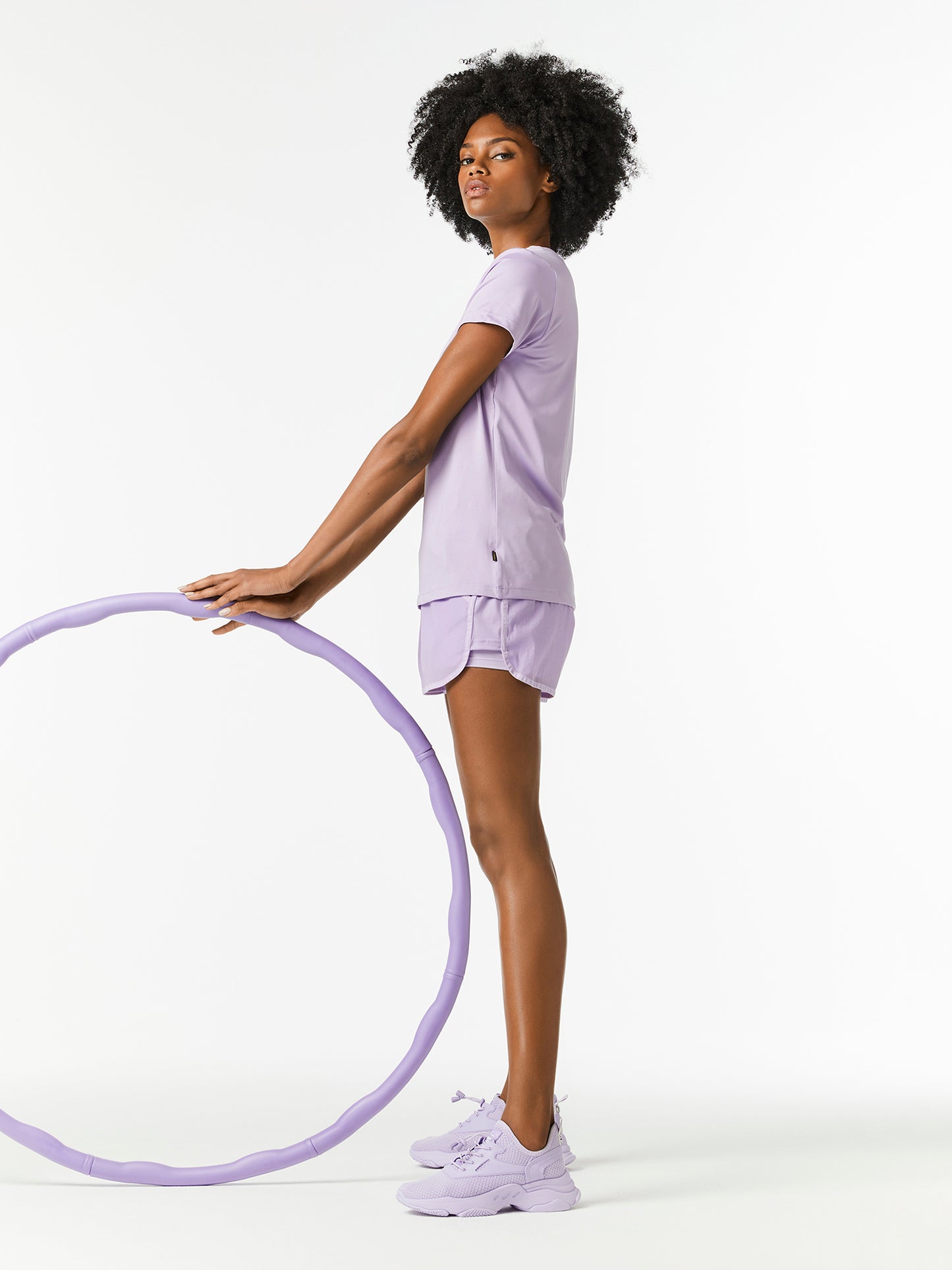 AVERY short sleeve top lilac